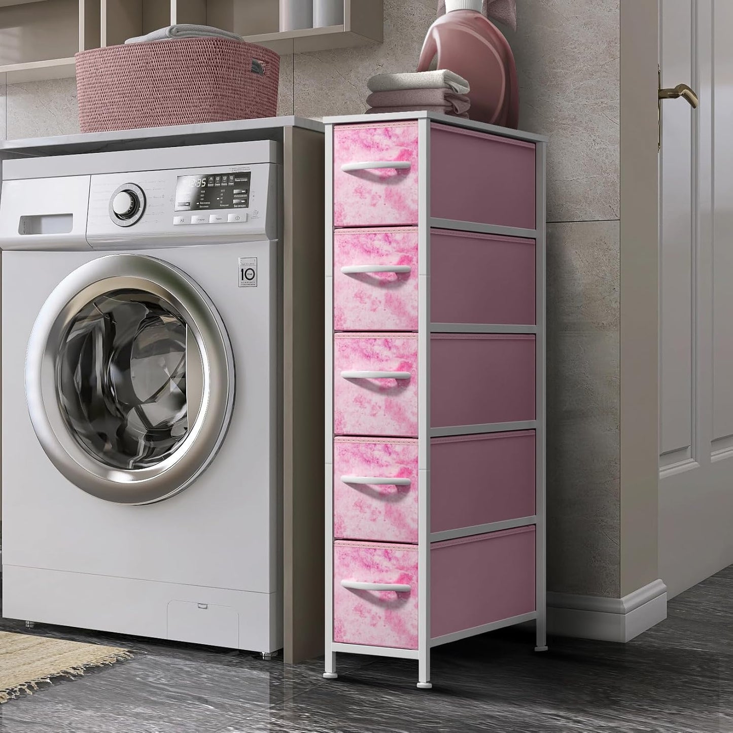 Sorbus Kids Dresser with 5 Drawers - Storage Unit Organizer Chest for Clothes - Bedroom, Kids Room, Nursery, & Closet