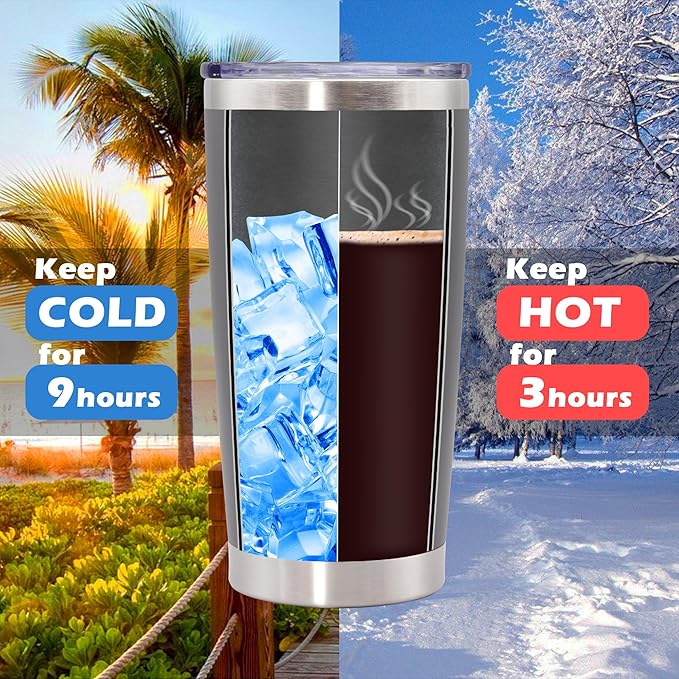 20oz Tumbler Bulk Stainless Steel Tumblers with Lid Vacuum Insulated Double Wall Travel Coffee Mug Powder Coated Tumbler Cup for Hot and Cold Drinks(Grey, 6 pack)