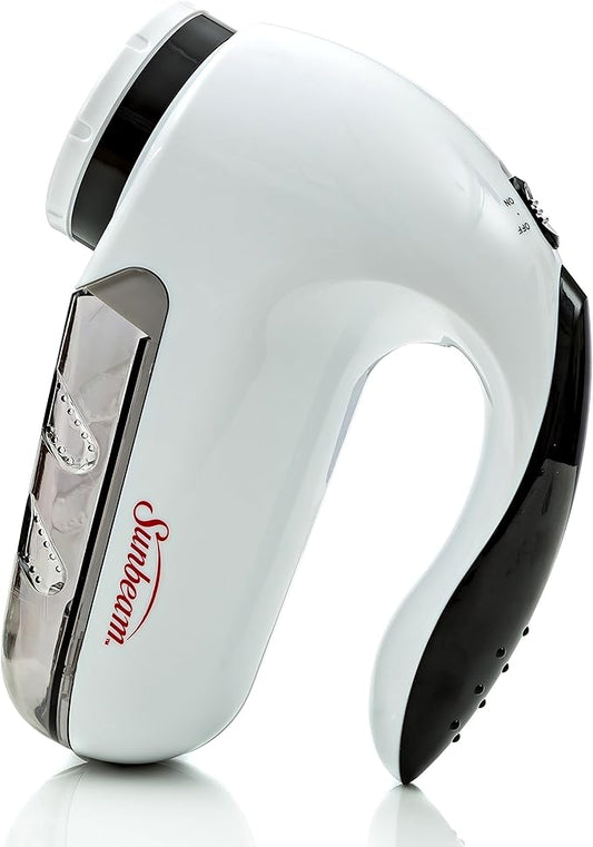 Sunbeam S20 Professional Electric Fabric Garment Defuzzer Sweater Shaver Best Fuzz Pill Bobble Remover for Fleece Curtains Clothes