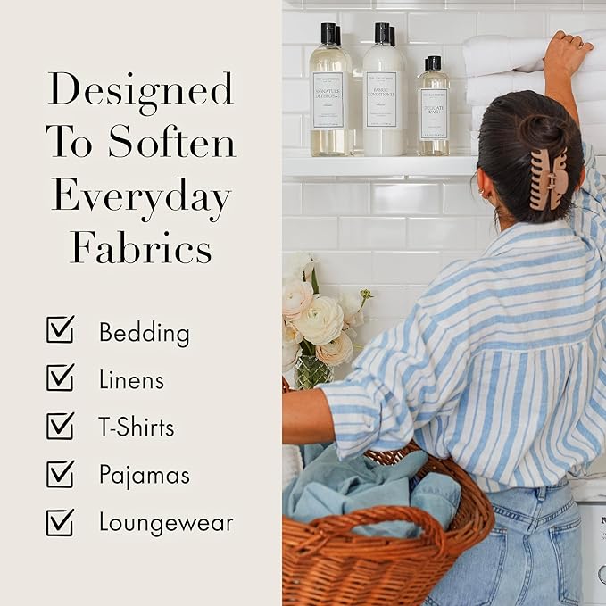 The Laundress Fabric Conditioner Classic, Fabric Softener Liquid, Concentrated, 32 Fl Oz, Soften Fabrics, Reduces Static