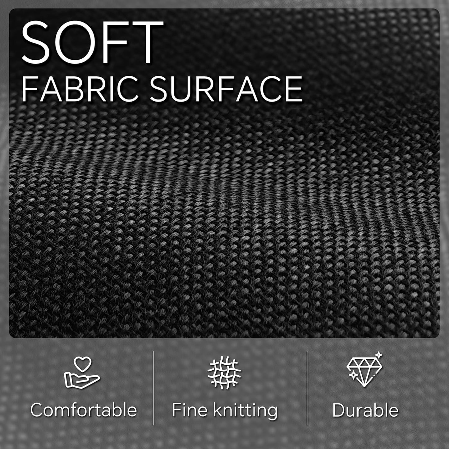 Cube Storage Baskets 6 Pack, 11x11 inch Foldable Cube Storage Bins with Leather Handles for Shelf Closet Nursery Toys (White/ Black)