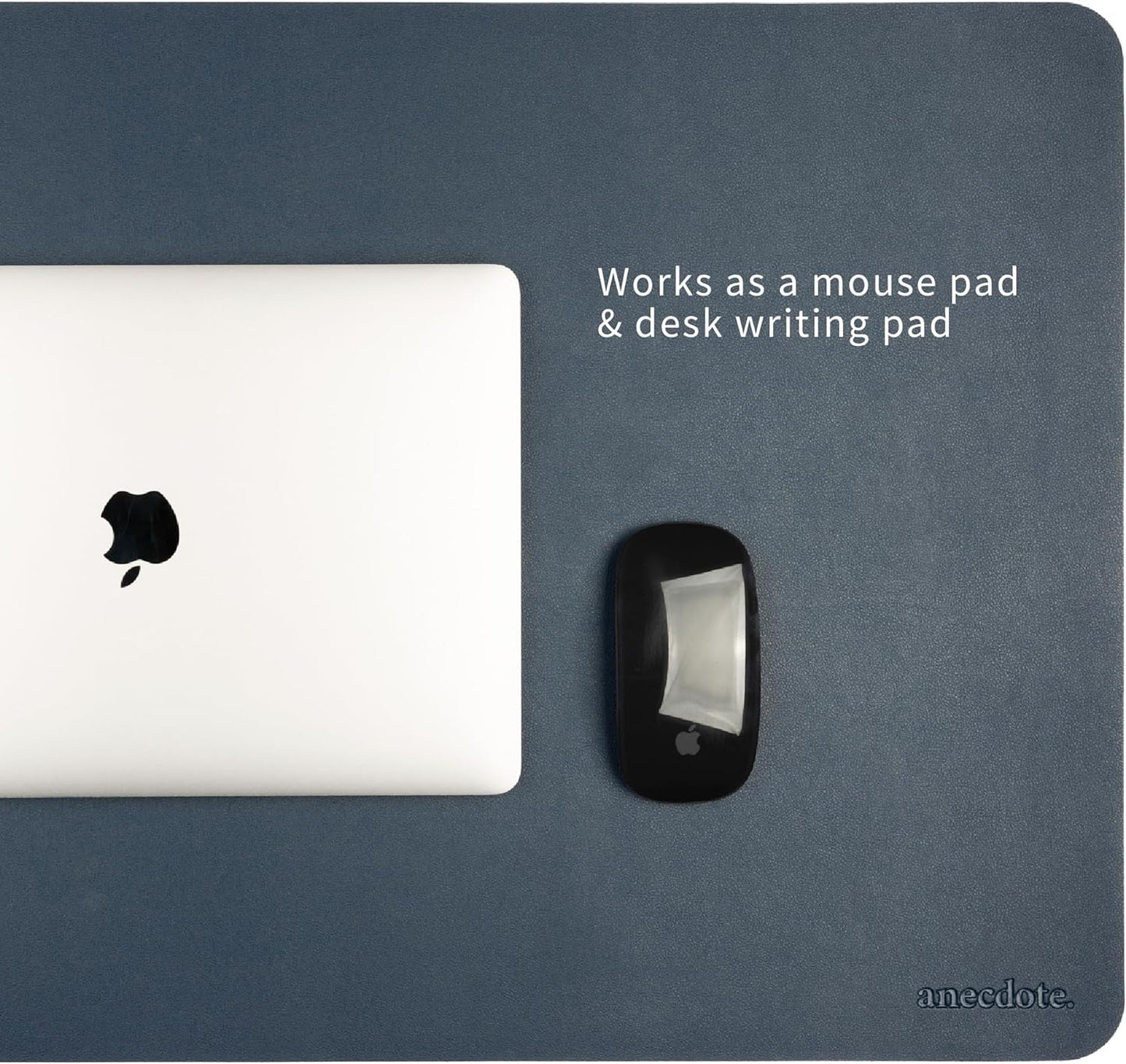 ANECDOTE Vegan Leather Desk Pad - 31.5"x17" Desk Mat for Your Office. This Quality Large Mouse Pad has Chic Elegance, Professional Look & Satisfying Touch - The Perfect Leather Mouse Pad for You!