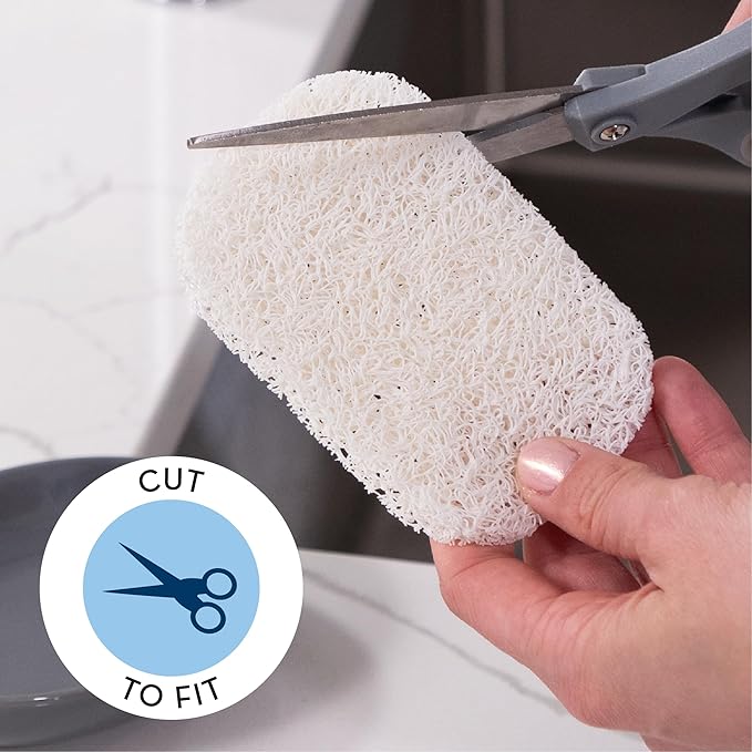 S&T INC. Bar Soap Holder for Kitchen, Bathroom, and Soap Dish, 4 Pack, White, 2.9 inches by 4.4 inches