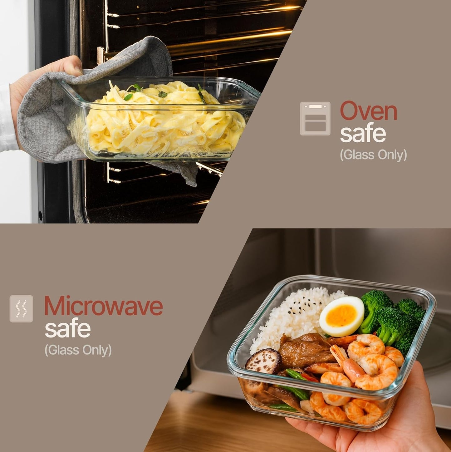 Bakken Borosilicate Glass Food Storage Containers with Lids 24 Pieces, BPA-Free Stackable Lunch & Leftover Containers, Microwave, Freezer & Dishwasher Safe, 100% Airtight Leak-Proof, Aqua