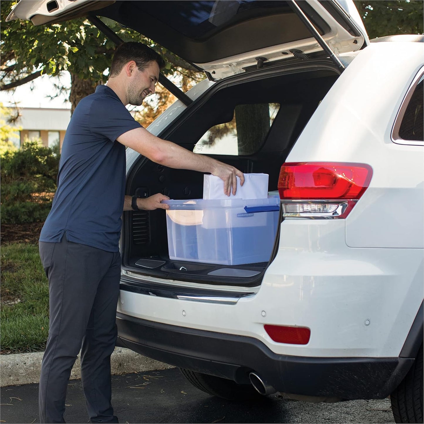 Bankers Box Heavy Duty 20" Plastic Letter File Box