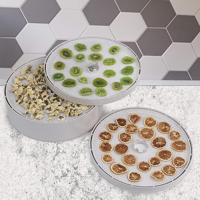 Reusable Dehydrator Sheets for Nesco Dehydrator, 10 Pcs/Set Premium Non-Stick Silicone