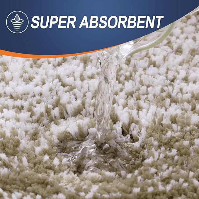 OLANLY Bathroom Runner Rugs 70x24, Extra Soft Absorbent Microfiber Bath Rugs, Rubber Backing, Quick Dry, Machine Washable Bath Mats for Bathroom Floor, Tub and Shower, Home Decor Accessories, Coffee