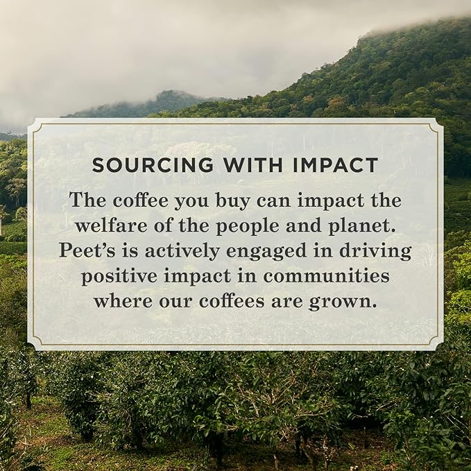 Peet's Coffee, Dark Roast K-Cup Pods for Keurig Brewers - Major Dickason's Blend 96 Count (4 Boxes of 24 K-Cup Pods)