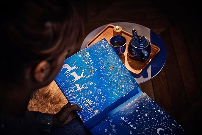 Palais des Thés - Tea Advent Calendar - Holiday Collection | 24 Premium French Delightful Tea Bags | Black, Green, Single Estate, Herbal & Rooibos Teas