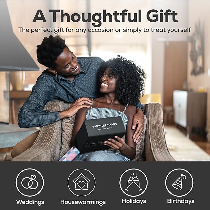 White Shampoo and Conditioner Dispenser Set by Brighter Barns - Shower Dispenser for Bathroom - Refillable Plastic Shampoo Bottle & Stainless Steel Pump - Shampoo Dispenser for Vacation Rental (White)