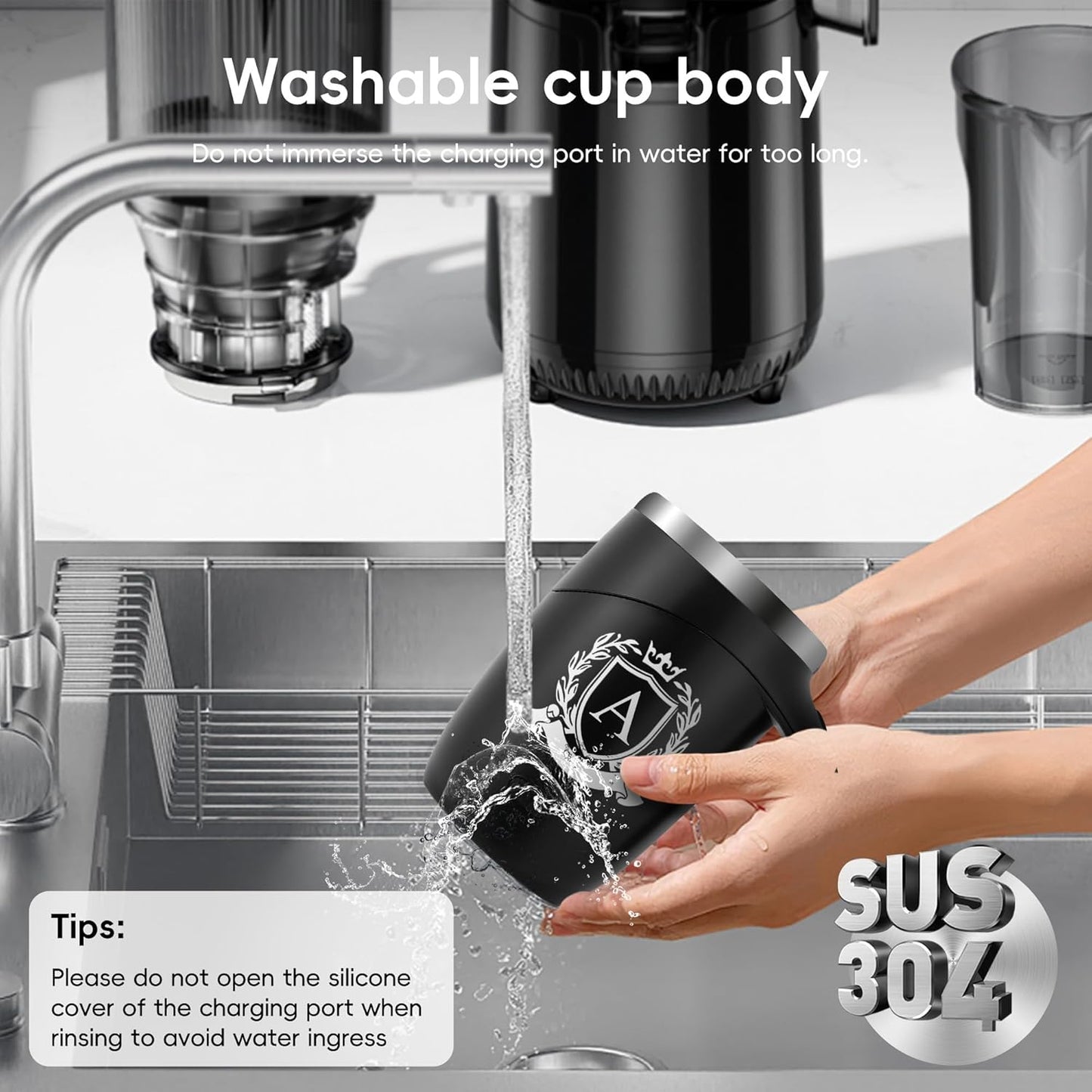 Initial Magnetic Stirring Coffee Mug Stainless Travel Cup Men Husband Anniversary for Him Gifts 9 11 12 13 15 16 17 18 19 22 39 44 Silk Appliance Tin Pottery Steel Linen Lace Crystal Silver Pearl,U