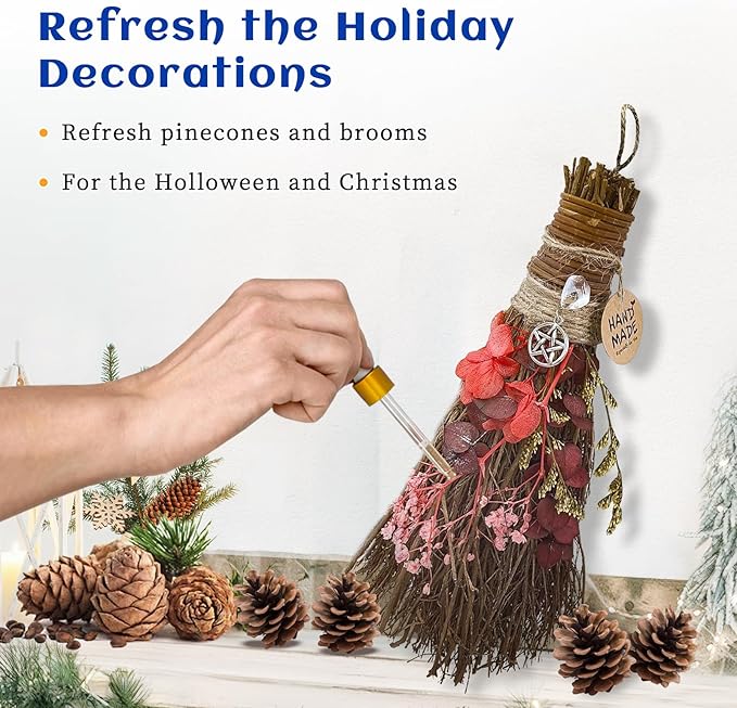 HIQILI 0.33 Fl Oz Cinnamon Essential Oil for Spary, Diffuser, Garden and Kitchen - 100% Pure Natural - Indoor and Outdoor, 10 ML