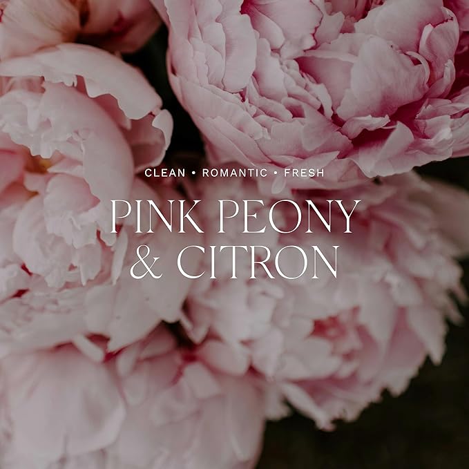 Antica Farmacista Home Ambiance Diffuser - Long-Lasting Reed Scent Diffuser - Luxury Room Freshener Gift - Pink Peony & Citron, 8.45 fl oz