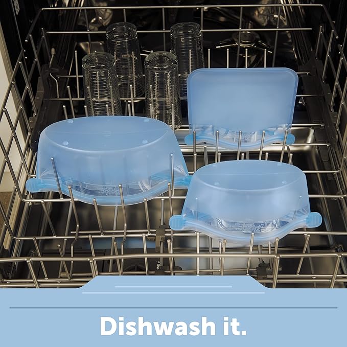 Ziploc Endurables Medium Pouch, 2 Cups, Reusable Silicone Bags and Food Storage Meal Prep Containers for Freezer, Oven, and Microwave, Dishwasher Safe (Pack of 4)