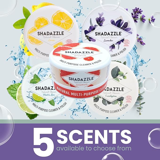 Shadazzle Natural All Purpose Cleaner and Polish – Eco friendly Multi-purpose Cleaning Product (1 Pack, Lavender)