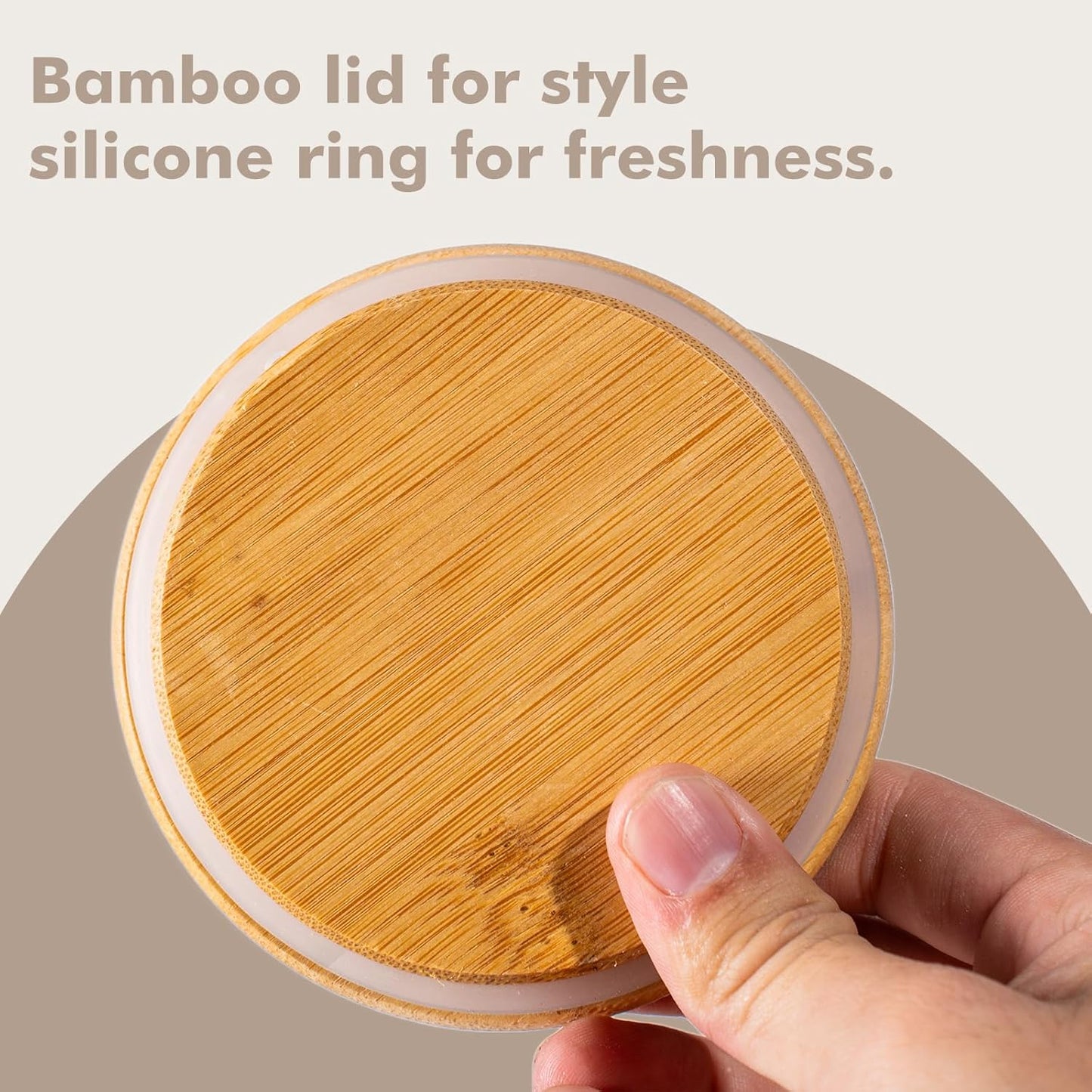 70oz 3PCS Round Spaghetti Pasta Storage Containers with Lids, Tall Pantry Containers, Glass Tight Food Storage Jars with Lids for Penne, Macaroni, Lasagna, Fusilli, Cereal, Flour, Oats