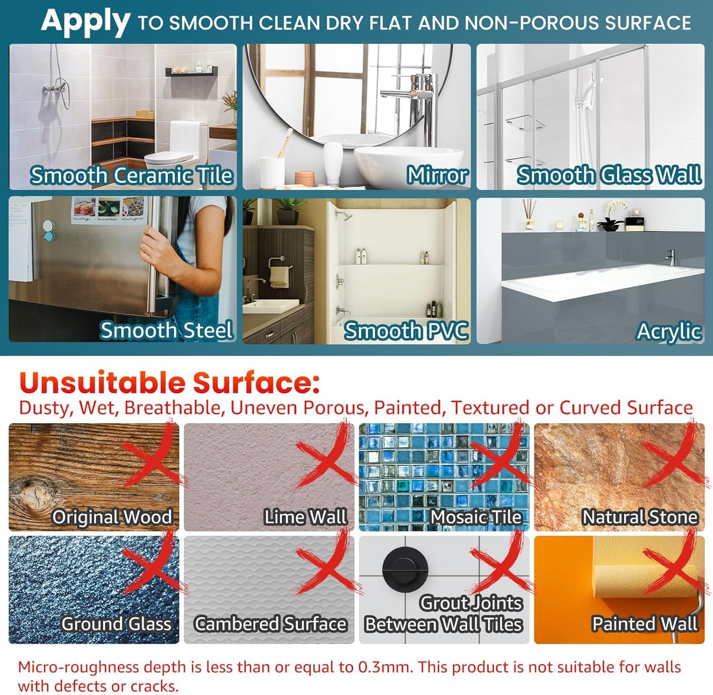 TAILI Shower Caddy Suction Cup, 3 Pack Shelves for Inside with Hooks & Soap holder Toothbrush Cups, Removable Bathroom Organizer, Rustproof Silver Holder Storage-Silver