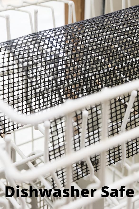 Cestari BBQ Grill Mats Non Stick Grill Toppers- Extra Large Cut to Fit - Pizza Oven Screen - Heavy Duty PFOA Free Grill Mesh Set of 2