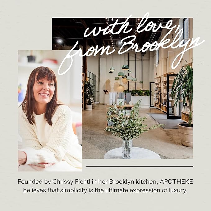 Apotheke Luxury Scented Reed Diffuser for Home, Earl Grey Bitters - 6.7 Fl Oz Essential Oil Aromatherapy - 10 Rattan Scent Sticks Room Diffuser - Long-Lasting Fragrance for Bedroom, Home, Bathroom