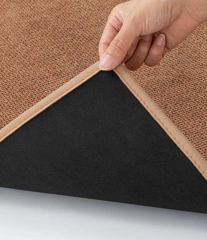 YIHOUSE Bathroom Rugs Mat 24x36, Non Slip Quick Dry Bath Mats for Bathroom Absorbent Ultra Thin Bath Rugs Machine Washable Fit Under Door for Sink, Cabinet, Laundry (Orange, 24"x36")