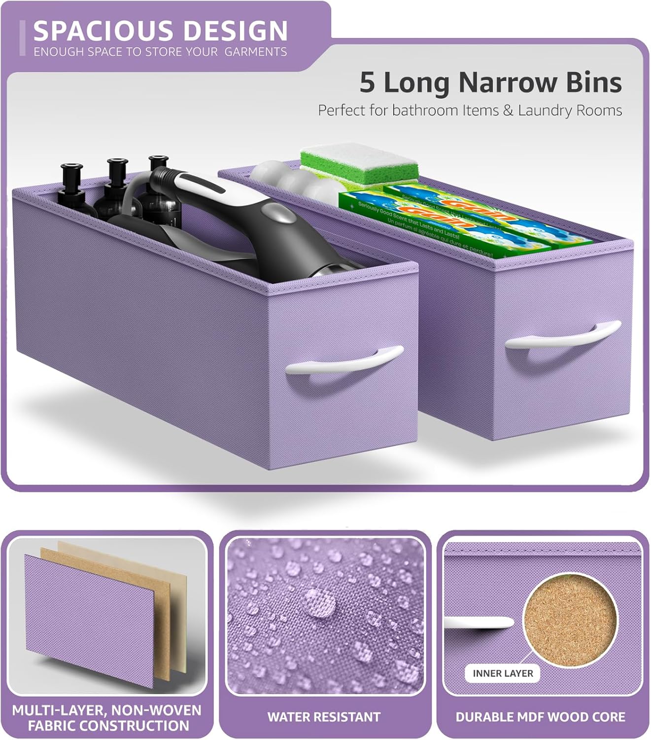 Sorbus Kids Dresser with 5 Drawers - Storage Unit Organizer Chest for Clothes - Bedroom, Kids Room, Nursery, & Closet