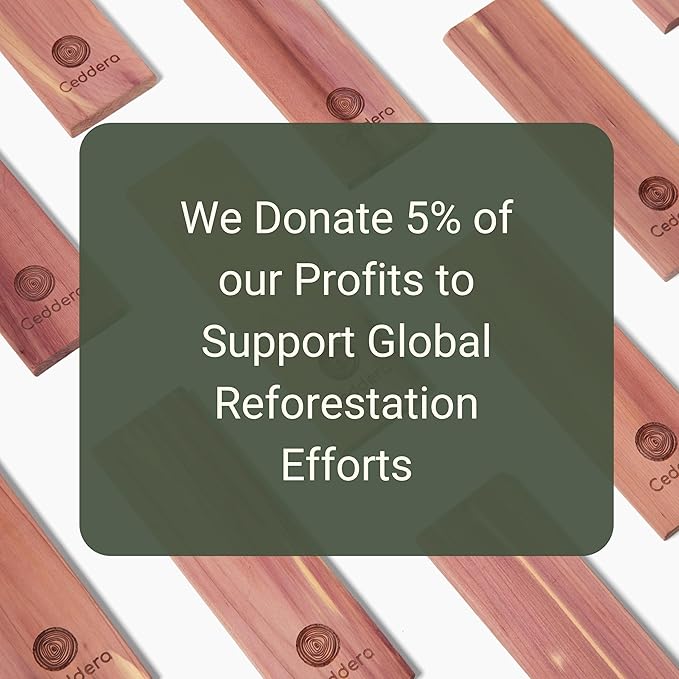 Cedar Hang Ups 14 Pack | Natural Cedar Blocks for Clothes Storage | Eco Friendly Cedarwood for Closets | Moth Ball Alternative