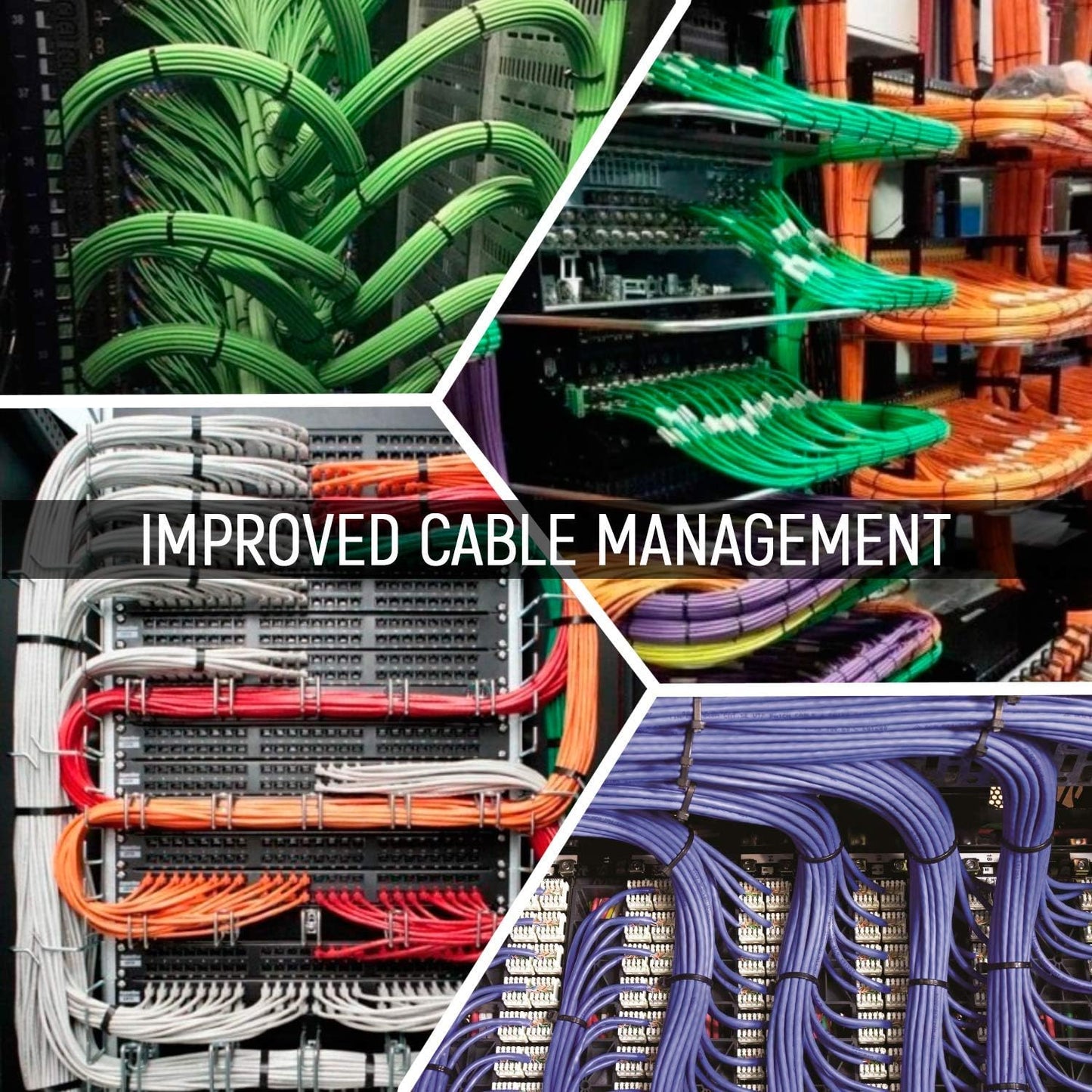 ALBO Black Zip Ties 12 Inch Long Zip Ties Plastic Cable Ties Thick 0.19 Inch 100 Pack Tie Wraps Heavy Duty 50lb UV Resistant Nylon Wire Ties for Indoor and Outdoor