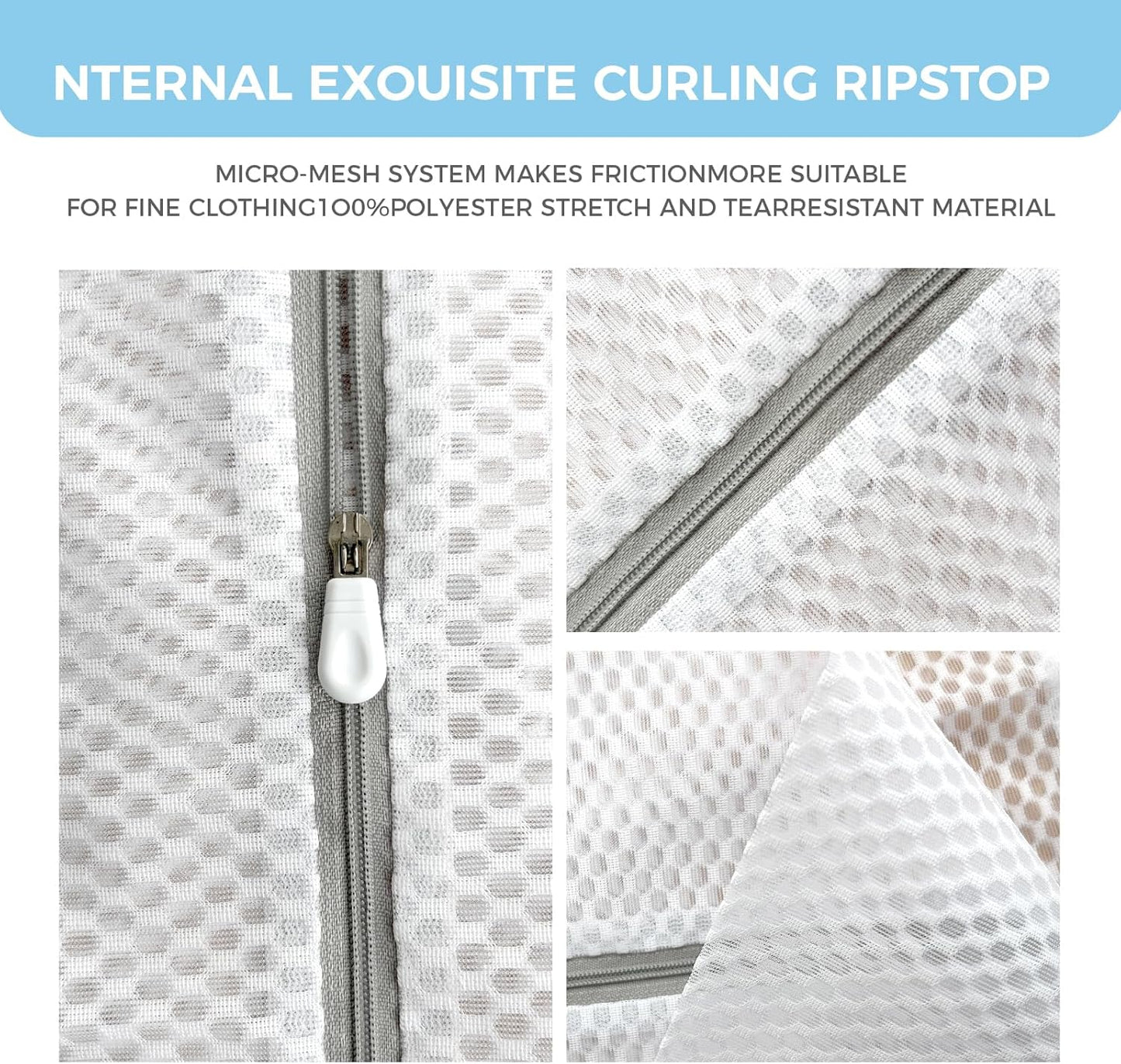 (2 PCS) Large 24x24" Honeycomb Mesh Laundry Bags - Delicates, Lingerie, Bra, Garment Wash - Durable Mesh Wash Bags for Washing Machine - Travel & Laundry Room Organization