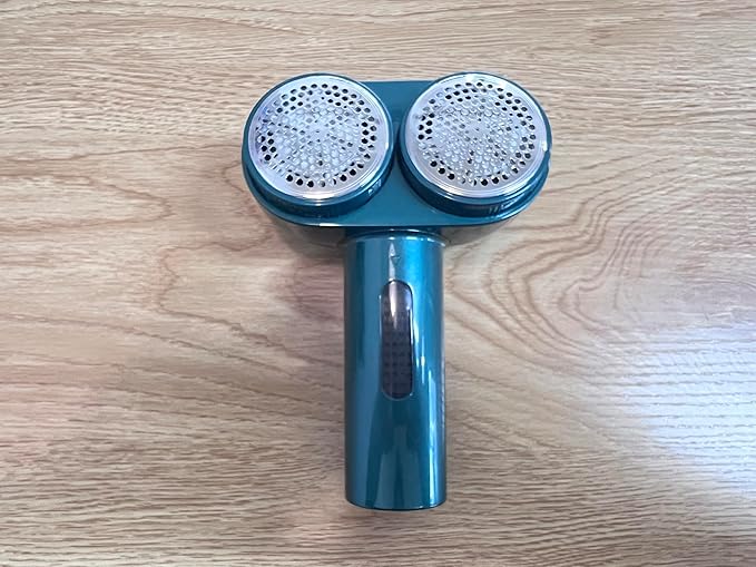 [1s 100% Fabric Renewal] [Smart Cloth Care] RANVOO Professional Fabric Shaver, Dual-Head Electric Rechargeable Lint Remover Fuzz/Pill for Sweater, Clothes & Furniture, Couch & Sofa, Pet Hair