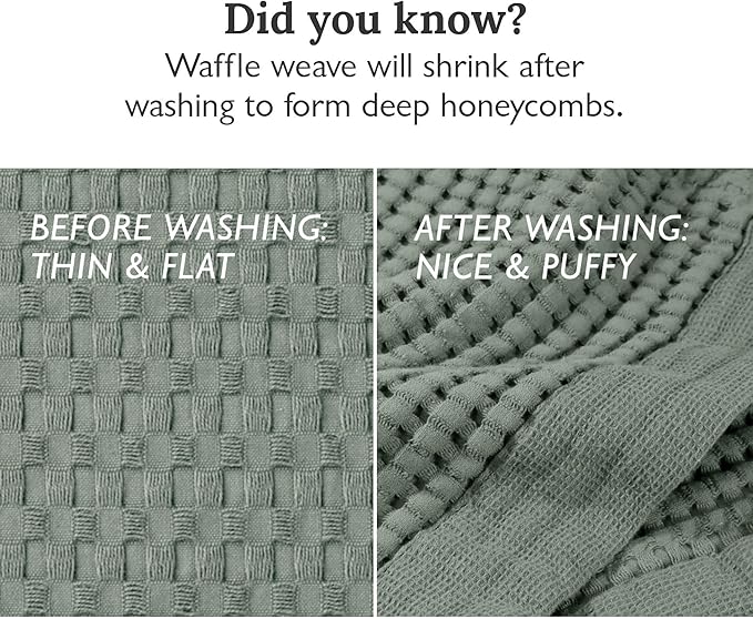 GILDEN TREE Bathroom Mat Absorbent Cotton Quick Dry for Shower, Bath & Bathtub Washable Thin, Modern Style (Sage Grey)