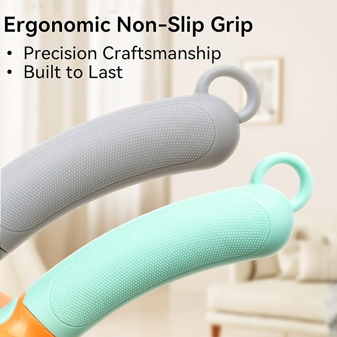 Pet Hair Remover & Lint Roller - Removes Cat/Dog Hair from Car Interiors, Furniture, Couches, Carpets, and Bedding - Reusable & Washable Animal Fur Removal Tool for Pet Owners (White&Gray)