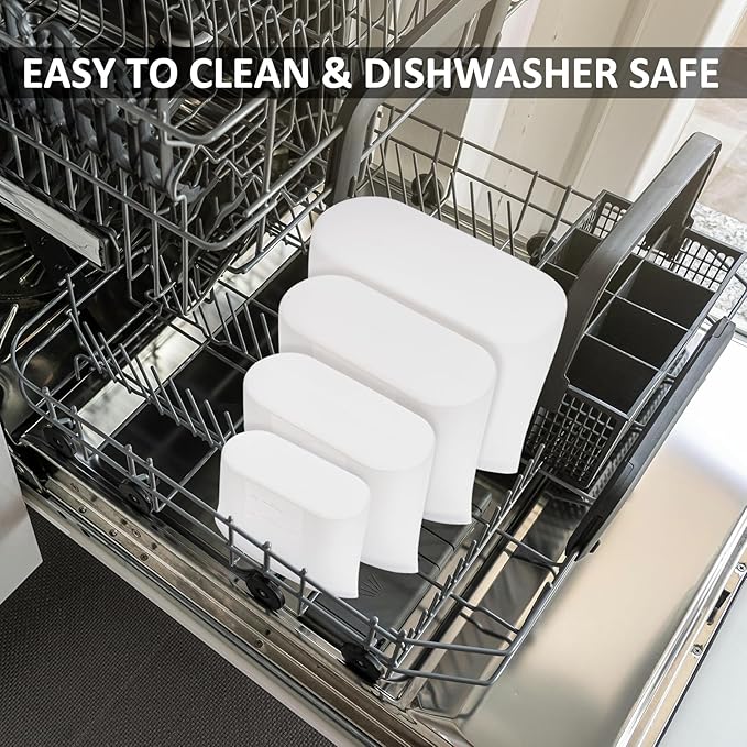 8-Pack Reusable Silicone Food Storage Bags, 100% Silicone Stand-Up Wide-Open Zip-Lock Reusable Storage Bags for Food, Freezer Microwave Oven Dishwasher Safe, Translucent, 2XL(0.8 Gallon) 2L 2M 2S