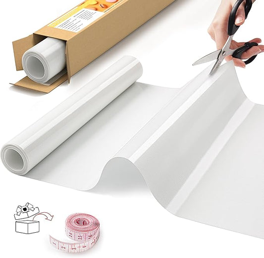 Silicone Baking Mat Roll, Non-Stick Heat Resistant Food Grade Baking Mats, Non-Slip Reusable Air Fryer Linner, Freeze Dryer Mat, Counter Mat, Oven Liner, Refrigerator Liners - 12IN x 8FT