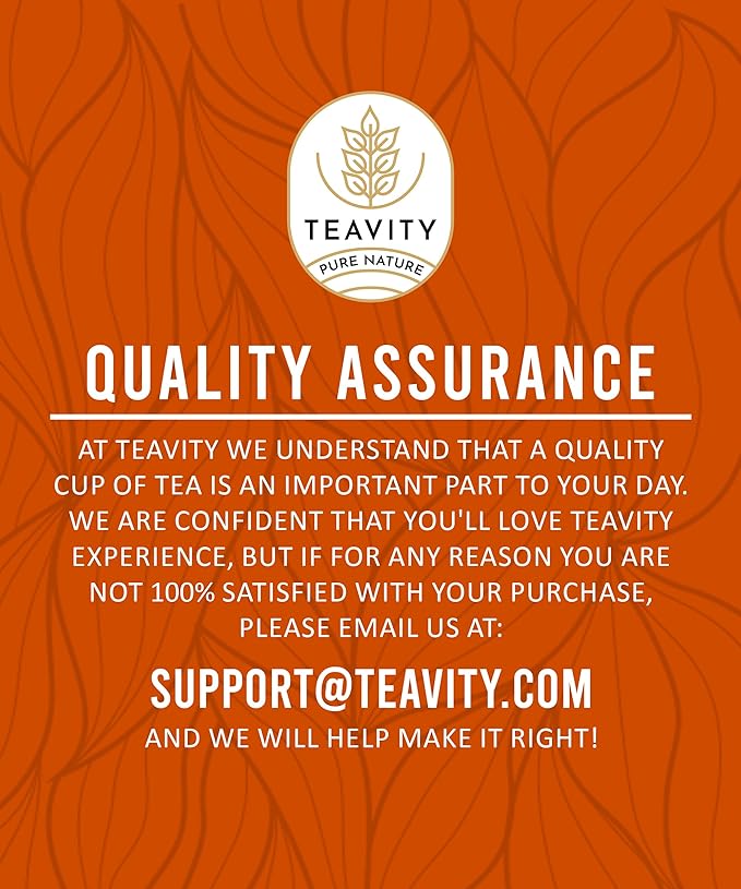 Organic Ginger Tea Pod with Echinacea, Turmeric, and Licorice for Keurig, Decaf by Teavity (12 Tea Pods)