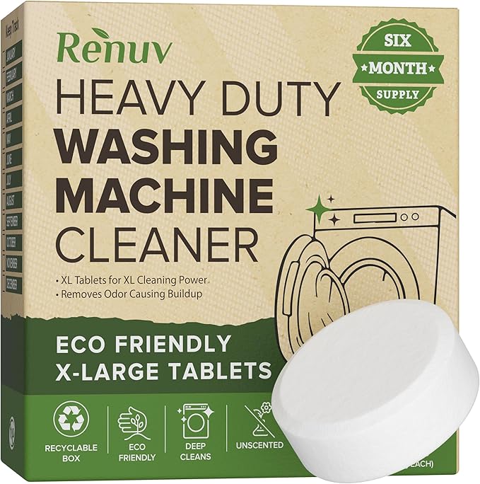 Dishwasher Cleaner + Washing Machine Cleaner Bundle - Heavy Duty Appliance Deep Cleaning, Descaling and Deodorizing.