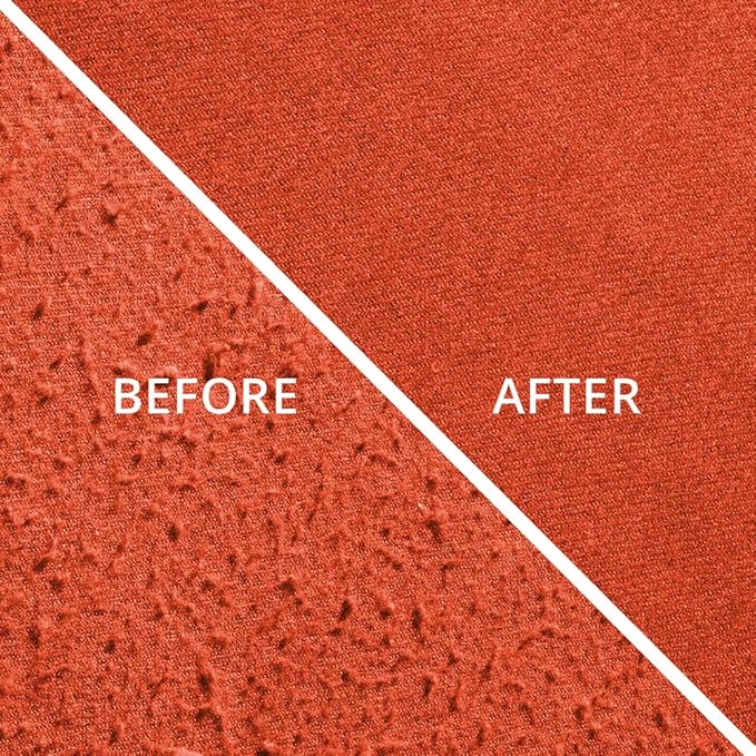 GLEENER Battery-Free Fabric Shaver & Lint Brush | Ultimate Fuzz Remover Sweater Comb | Lint Remover and Depiller for Clothing & Furniture (Burnt Orange)