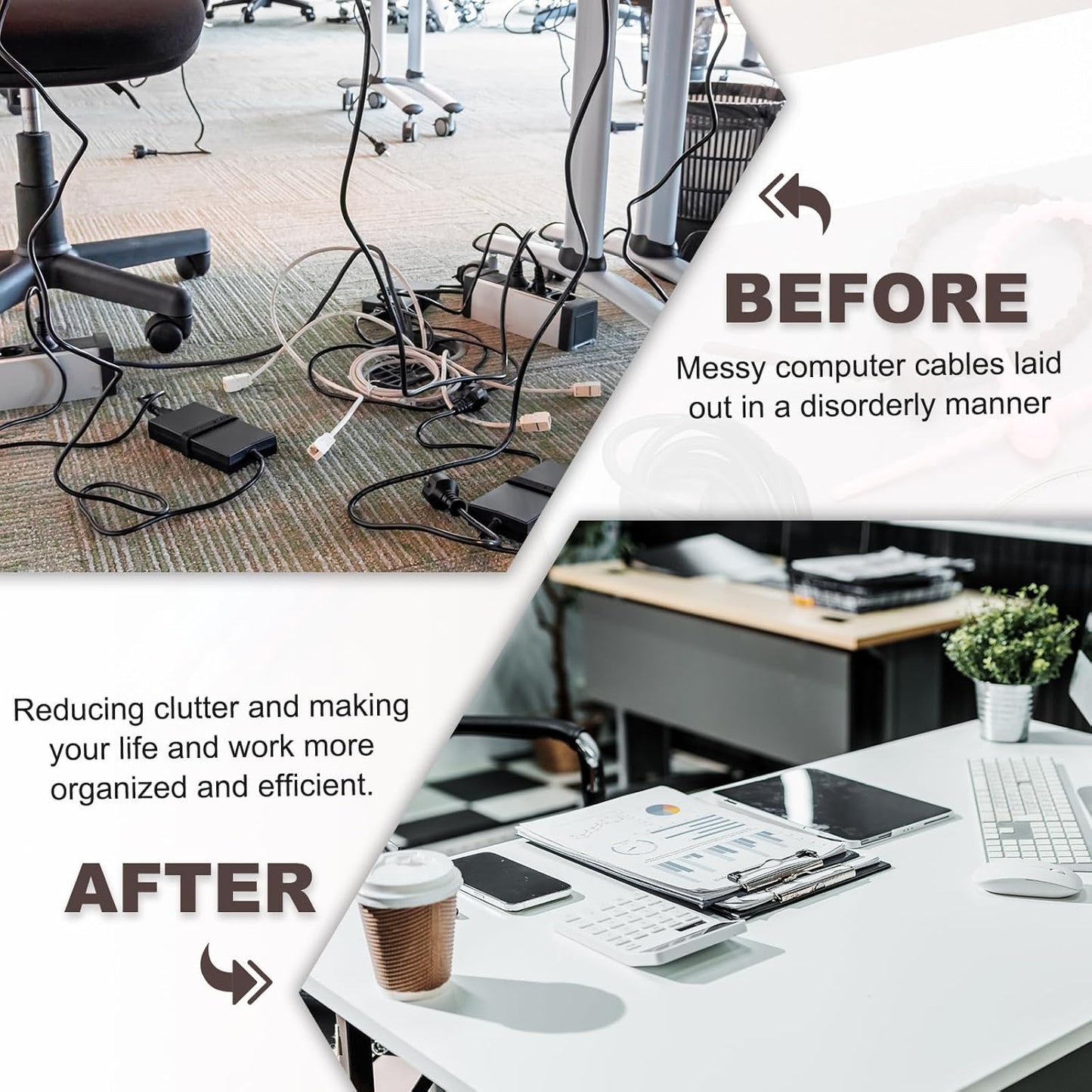 uxcell 20 Pcs Silicone Ties Bag Clip, 8.5 Inch Multi Purpose Silicone Zip Ties Reusable Rubber Zip Tie, Cable Strap Cord Organizer for Home Office Food Bag Wires Cables, Orange