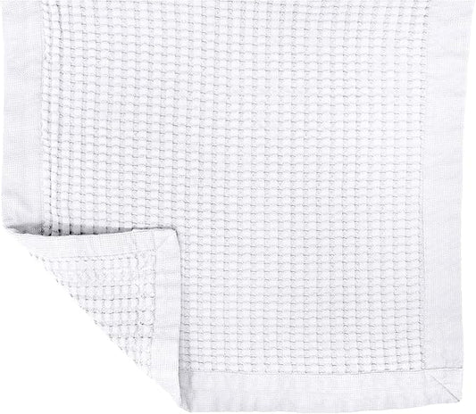 GILDEN TREE Bathroom Mat Absorbent Cotton Quick Dry for Shower, Bath & Bathtub Washable Thin, Modern Style (White)