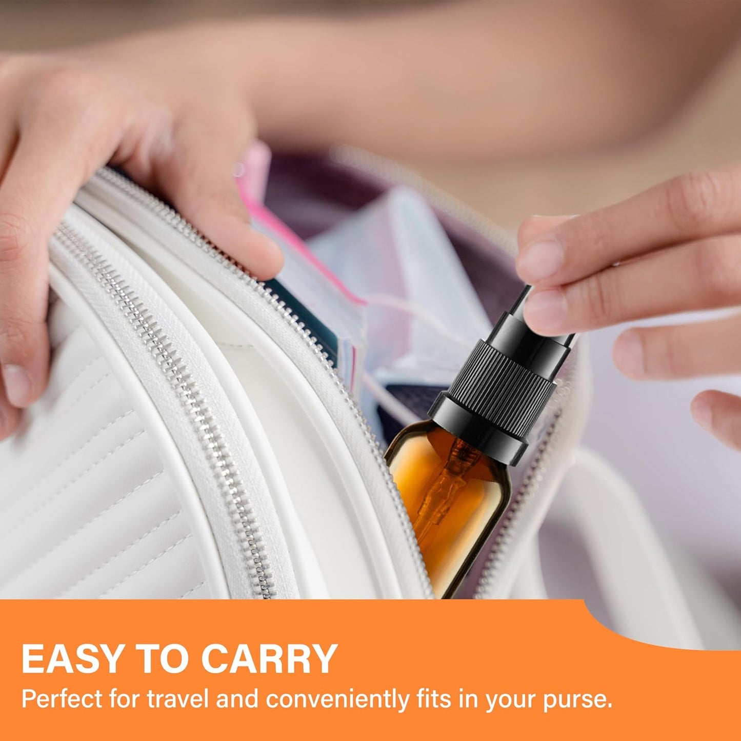 12 Pack Empty Refillable Glass Amber Pump Bottle Ideal for Lotion Cream Essential Oil Travel Small Container, 15ml