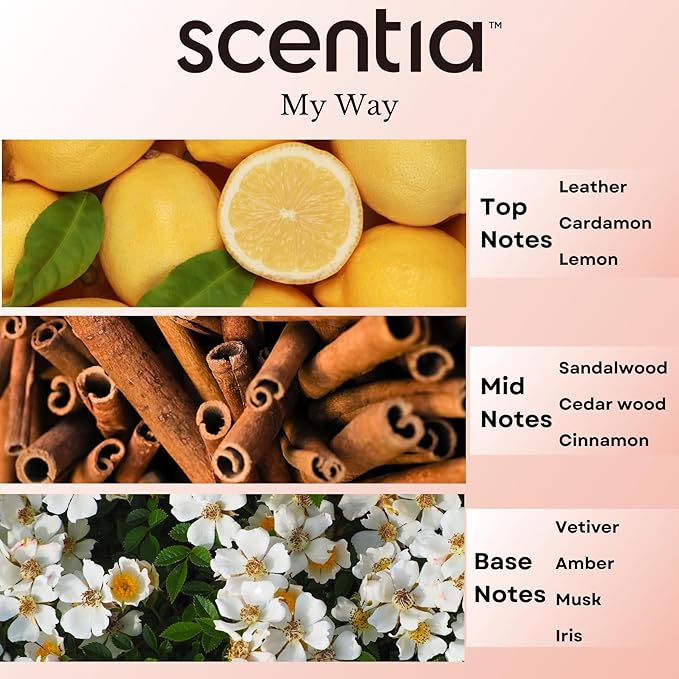 Scentia My Way Hotel Diffuser Oil Inspired by The 1 Hotel Miami Beach - 20 ml 0.67 fl oz - Fragrance Oil Blend Sandalwood, Cedar & Lemon Notes for Aromatherapy Diffusers Humidifiers, Thanksgiving Gift