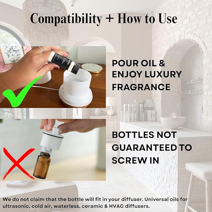 Scentia Miami One Diffuser Oil 120 ml – Aromatherapy Fragrance Oil Inspired by 1 Hotel® Miami Beach – Lemon & Sandalwood Essential Oil Blend for Diffusers – Made in USA – Holiday & Christmas Gift