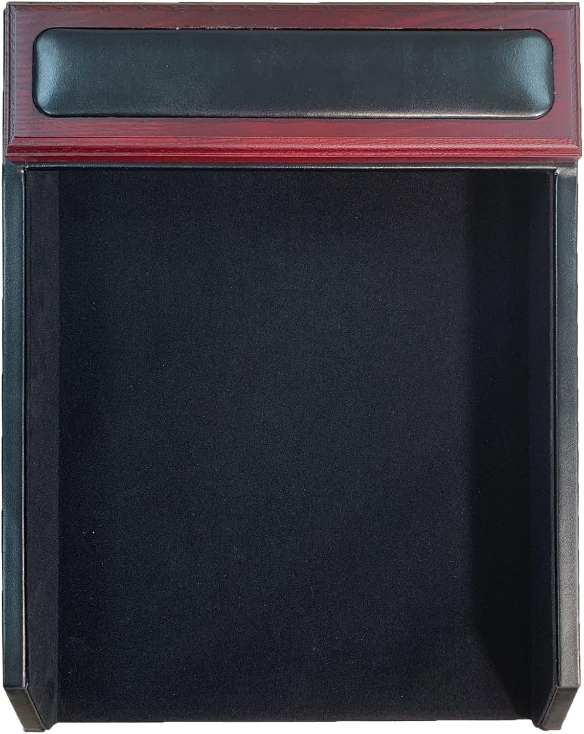 Dacasso Rosewood and Leather Desk Set, 3-Piece (D8037)