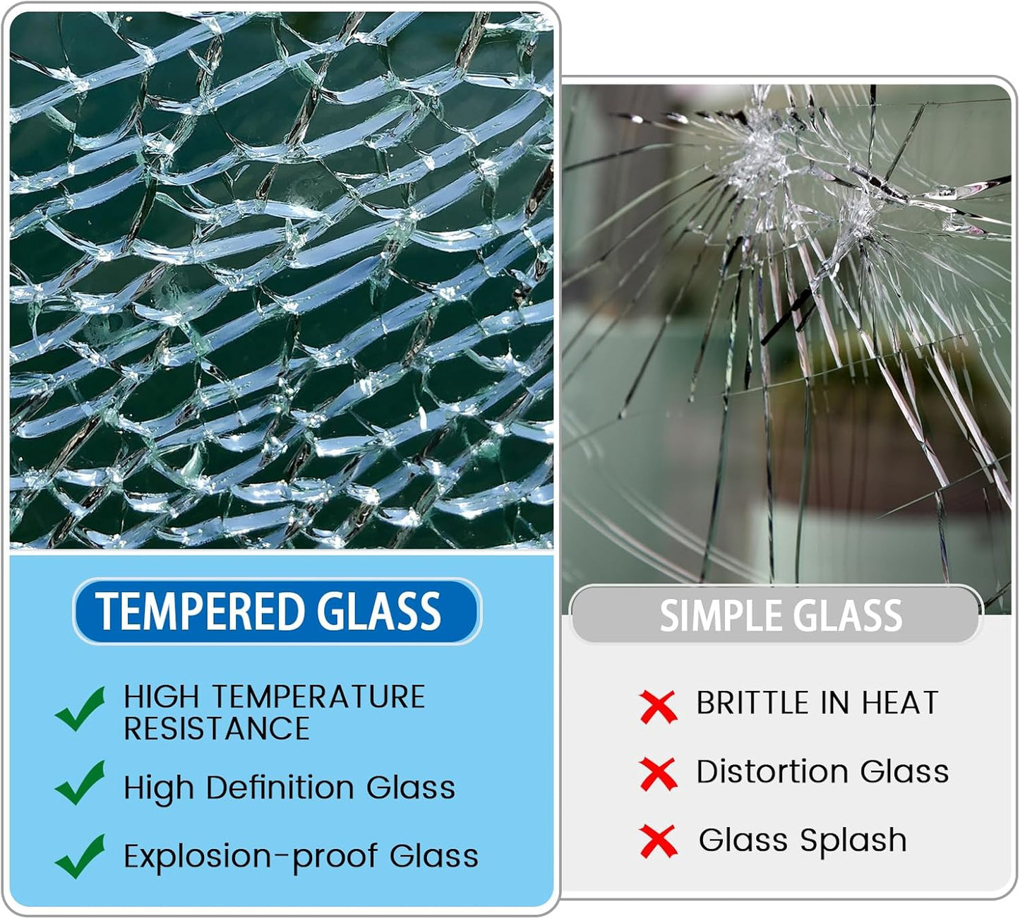 Magnetic Glass Dry Erase Board White Board Wall Mounted Whiteboard, Large Frameless White Board (Glassboard Black, 48" W x 36" H)