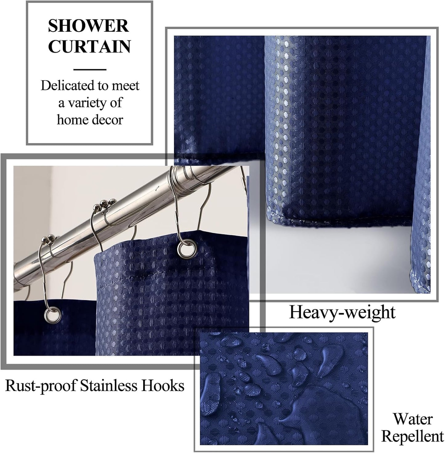 21 Pcs Bathroom Accessory Set with Waterproof Shower Curtain and Non Slip Mat,Resin Bath Set with Toothbrush Holder and Lotion Soap Dispenser,Bathroom Countertop Organizer Set for Home Apartment