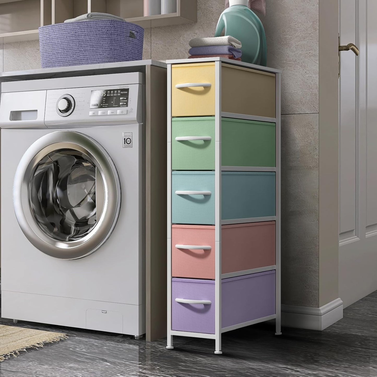 Sorbus Kids Dresser with 5 Drawers - Storage Unit Organizer Chest for Clothes - Bedroom, Kids Room, Nursery, & Closet