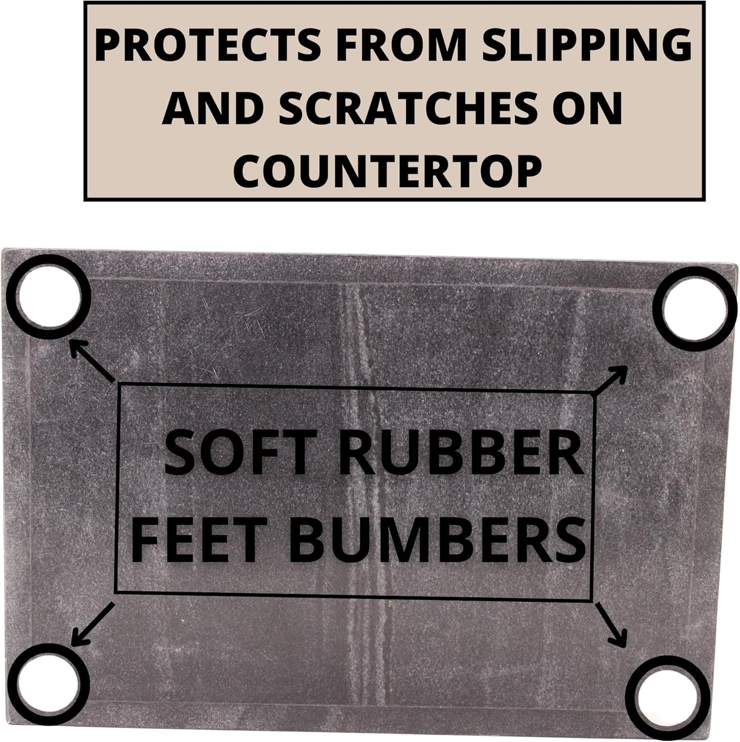 Natural Black Marble Tray for Bathroom | Kitchen | Vanity | Desktop, Stone Organizer for Coffee Table, Dresser, Nightstand, Candles, Soap, Towel, Plant, Jewelry (12" x 8"), Rectangular