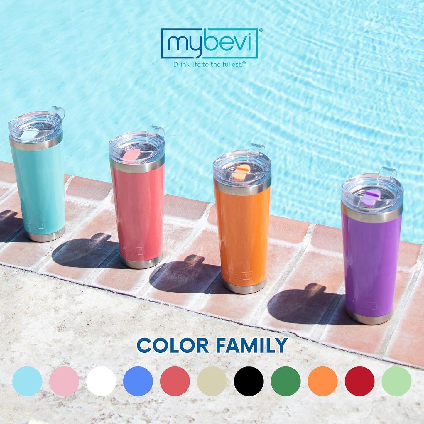 Classic Premium Stainless Steel Tumbler with 12-Hour Temperature Control, Tritan Lid, and BPA-Free Construction | Orange, 26 oz