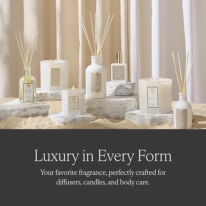 Antica Farmacista Home Ambiance Diffuser - Long-Lasting Reed Scent Diffuser - Luxury Room Freshener Gift - Prosecco, 3.4 fl oz