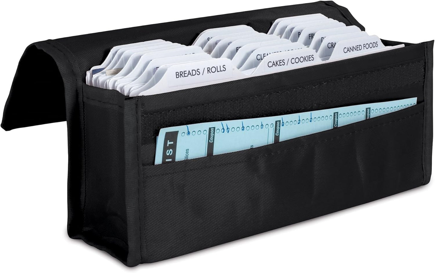 Expandable Coupon Organizer - Black