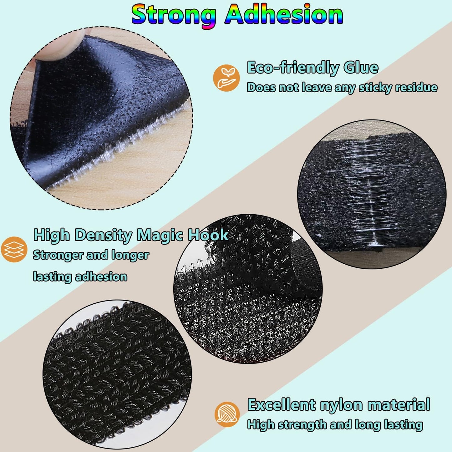 Under Desk Cable Management, Wire Organizers for Cords - Upgrade 48 PCS Sticky Back Self Adhesive Cable Ties, Hook and Loop Straps for Home or Office Use